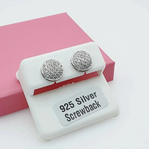 "925 Sterling Silver Cubic Zirconia Earrings, U19254576 - Picture 6 of 11